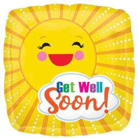 Anagram בלון מיילר 18-אנגלית Get well מרובע שמש