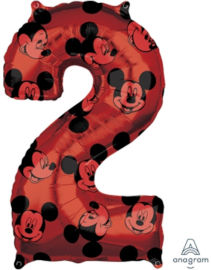 Disney בלון מיילר 26 - מיקי אדום ספרה 2