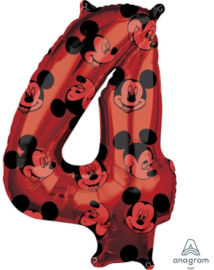 Disney בלון מיילר 26 - מיקי אדום ספרה 4