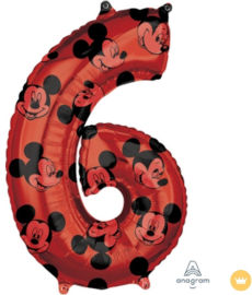 Disney בלון מיילר 26 - מיקי אדום ספרה 6