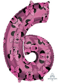 Disney בלון מיילר 26 - מיני ורוד ספרה 6