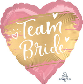 Anagram בלון מיילר 18-אנגלית Wedding לב team bri