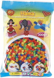 Hama שקית 3000 חרוזי גיהוץ - נאון