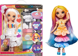 Rainbow High בובת אופנה ריינבו היי DIY צבעי מים - עיניים חומות