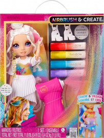 Rainbow High בובת אופנה ריינבו היי DIY מברשת אוויר - עיינים סגולות