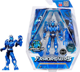 ARMORSAURS בובת אקשן ארמורזאורס: טי.ג'יי (9.5 ס"מ) טייס טריצרטופס
