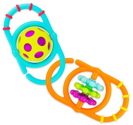 סאסי זוג נשכנים עם רעשן מתחברים אחד לשני Linky Links