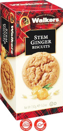 Teimim Walkers Stem Ginger Biscuits עוגיות ג'ינג'ר סקוטיות