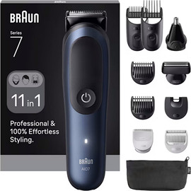 BRAUN מכונת תספורת ועיצוב זקן נטענת 11 ב-1 Braun בראון Series 7 AIO7540