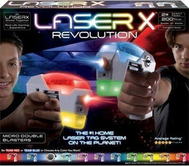 ClipToy לייזר טאג רבולושיין LASER X REVOLUTION -זוג רובי מיקרו Laser X - ClipToys
