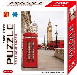 Jigasaw פאזל 1000 חלקים דגם Telephone Booth J1815