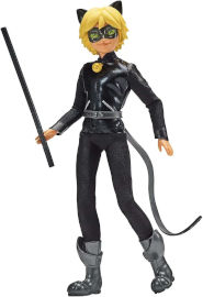 Playmates סט בובה ואביזרים חתול שחור הסרט Ladybug CatNoir