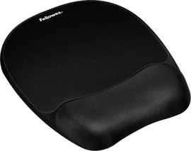 Fellowes פד אורטופדי לעכבר Fellowes Memory Foam Mouse Pad/ Wrist Rest - צבע שחור