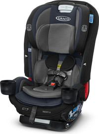 Graco כיסא בטיחות משולב בוסטר צר במיוחד 3 ב 1 טרופיט True3Fit LX הכל באחד Bates
