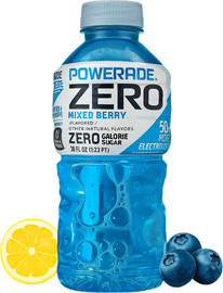 POWERADE PoweAid Zero mixed Berry פאוור איד משקה אנרגיה בטעם אוכמניות ללא סוכר