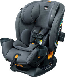 Chicco כיסא בטיחות משולב בוסטר וואן פיט OneFit LX רב שלבי מלידה ועד גיל 10 בדי קלירטקס - אפור מעושן SMORE