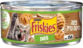 Friskies פריסקיס פטה מיקס גריל 156 גר