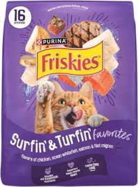 Friskies פריסקיס מעדני החתול | סרפין & טרפין |  7.2 ק"ג
