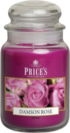 Decorado נר איכותי גדול DAMSON ROSE