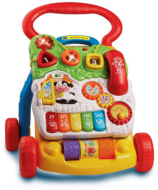 Vtech הליכון לתינוק ראשון שלי בעברית - צהוב