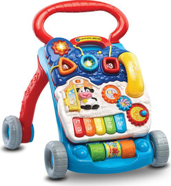 Vtech הליכון לתינוק ראשון שלי בעברית - כחול