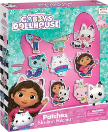 Gabby's Dollhouse בית הבובות של גבי - פאצים ללא גיהוץ - Gabby's Dollhouse