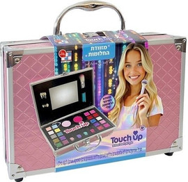 AM AV טאץ' אפ Touch Up: מזוודת החלומות עם איפור (בטוח לשימוש) לילדים במזוודה 32 אביזרים