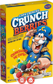 General Mills Cap'n Crunch Berries קפטן קראנץ אוכמניות דגני בוקר