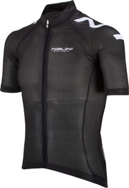 Nalini חולצת רכיבה לאופניים לגברים Aeprolight Mesh Ti שחור רשת דקיקה טכנית ואלסטית המנדפת ביותר