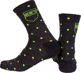 Nalini גרבי רכיבה טרמיים NEW POIS SOCKS שחור-צהוב מצמר מרינו מחמם ומנדף