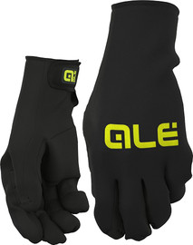 ALE כפפות רכיבת אופניים חורף  ALE WINTER GLOVES שחור-צהוב טרמיות מחממות מנדפות נגד רוח ומחממות