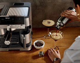 NINJA מכונת אספרסו חצי אוטומטית Ninja נינג'ה Luxe Cafe Premier 3 in 1 ES601