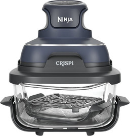 NINJA סיר טיגון ובישול ללא שמן כולל 3 קערות זכוכית Ninja נינג'ה Crispi FN103