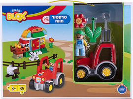 Spark Toys BloX טרקטור חווה