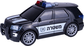 Spark Toys מכונית משטרה נוסעת דוברת עברית