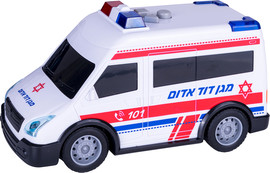 Spark Toys אמבולנס נוסע דובר עברית
