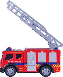 Spark Toys כבאית נוסעת דוברת עברית