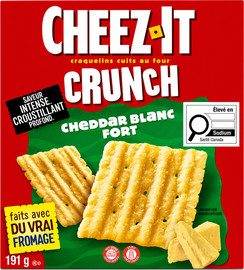 קלוגס Cheeze-IT cheddar blank ציז איט קרקרים קראנץ עם גבינה צ׳דר לבנה