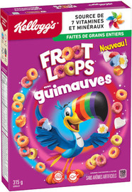 קלוגס Kellogg's Froot Loops guimauves קלוגס פרוט לופס עם מרשמלו