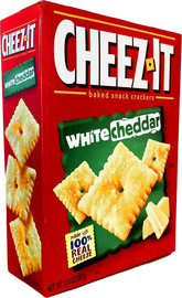 קלוגס Cheez-IT  White Cheddar קרקרים אפויים צ'דר לבן