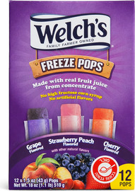 Teimim Welch Freeze pop שלוקים להקפאה בטעמי פירות
