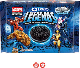 Mondelez Oreo legends אוראו גיבורים של מארוול
