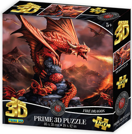 Prime 3D פאזל תלת מימד דרקון אש 150 חלקים מבית Prime 3D