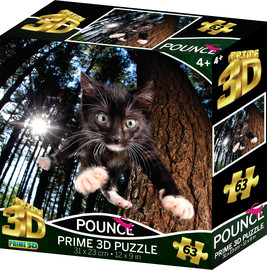 Prime 3D פאזל תלת מימד חתול סנוקומס 100 חלקים מבית Prime 3D