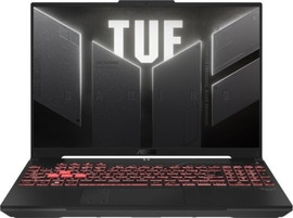 ASUS מחשב נייד גיימינג Asus TUF Gaming A16 16" Ryzen 7 RTX 4050 16GB 512GB Win11 Pro אפור
