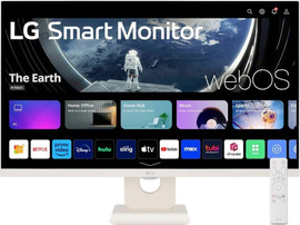 LG מסך מחשב חכם LG  27" FHD IPS 100Hz webOS לבן
