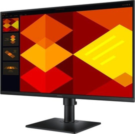 SAMSUNG מסך מחשב Samsung Essential S4 27" FHD IPS 100Hz ארגונומי USB שחור