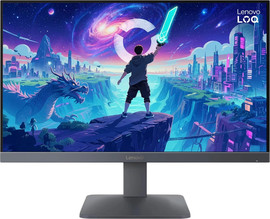 Lenovo מסך מחשב גיימינג Lenovo LOQ 24-10 23.8" FHD IPS 200Hz 0.5ms Lunar Grey