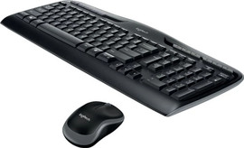 LOGITECH סט מקלדת ועכבר אלחוטיים Logitech MK330 - צבע שחור
