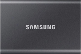 SAMSUNG כונן SSD חיצוני Samsung Portable SSD T7 1TB - צבע אפור